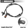 Motoforti Front Left or Right ABS Sensor, Wheel Speed Sensor, for Mercedes-Benz GLK250 GLK350 2013-2015, No.2049053105