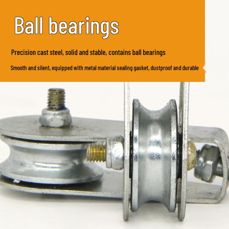 Durable Cable Trolley with Flat Cable, Thickened Rubber Pad, and Bearing Pulley - Bulk Discount Available