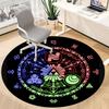 1pc Legend of Office Round Area Rug, Indoor Mat Suitable For Office, Under Office Chairs Bedroom Living Room Home Decor  a0908167