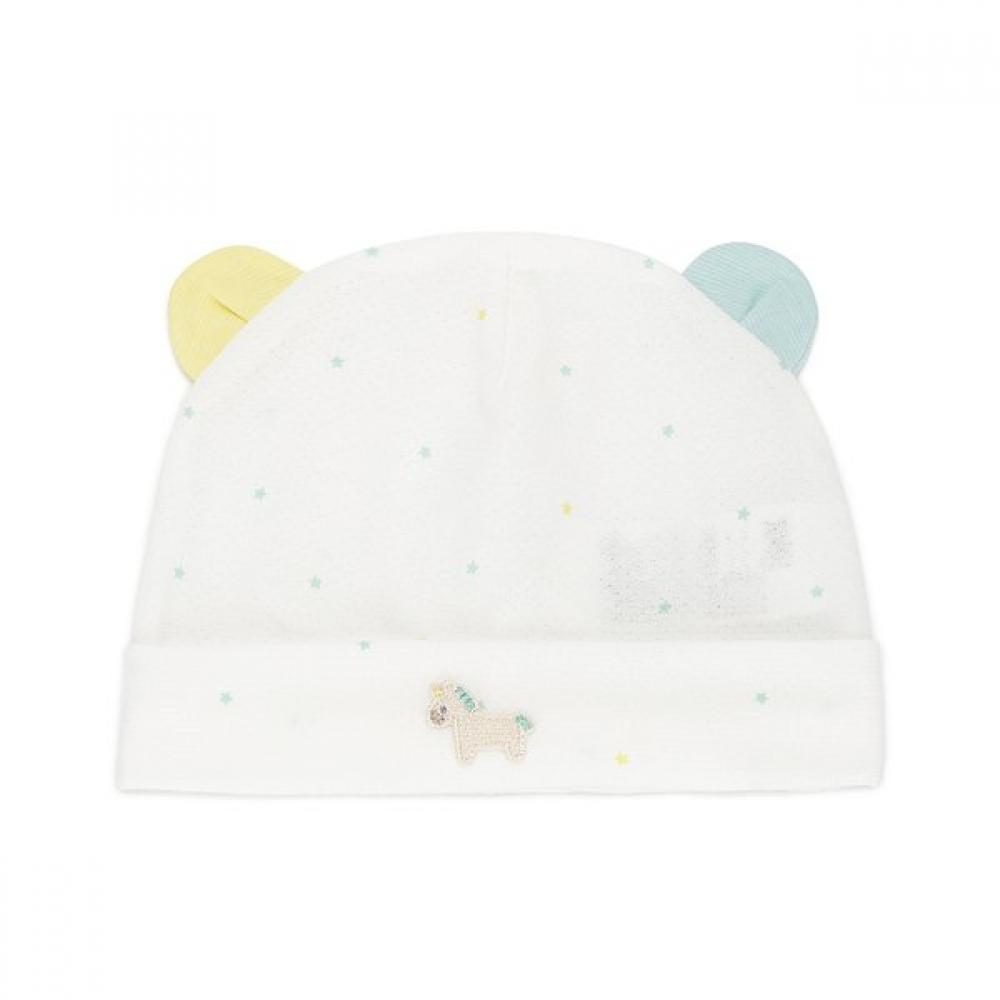 Bluedog Baby Pony Bamboo Beanie 46170 010 01 Ivory/42cm