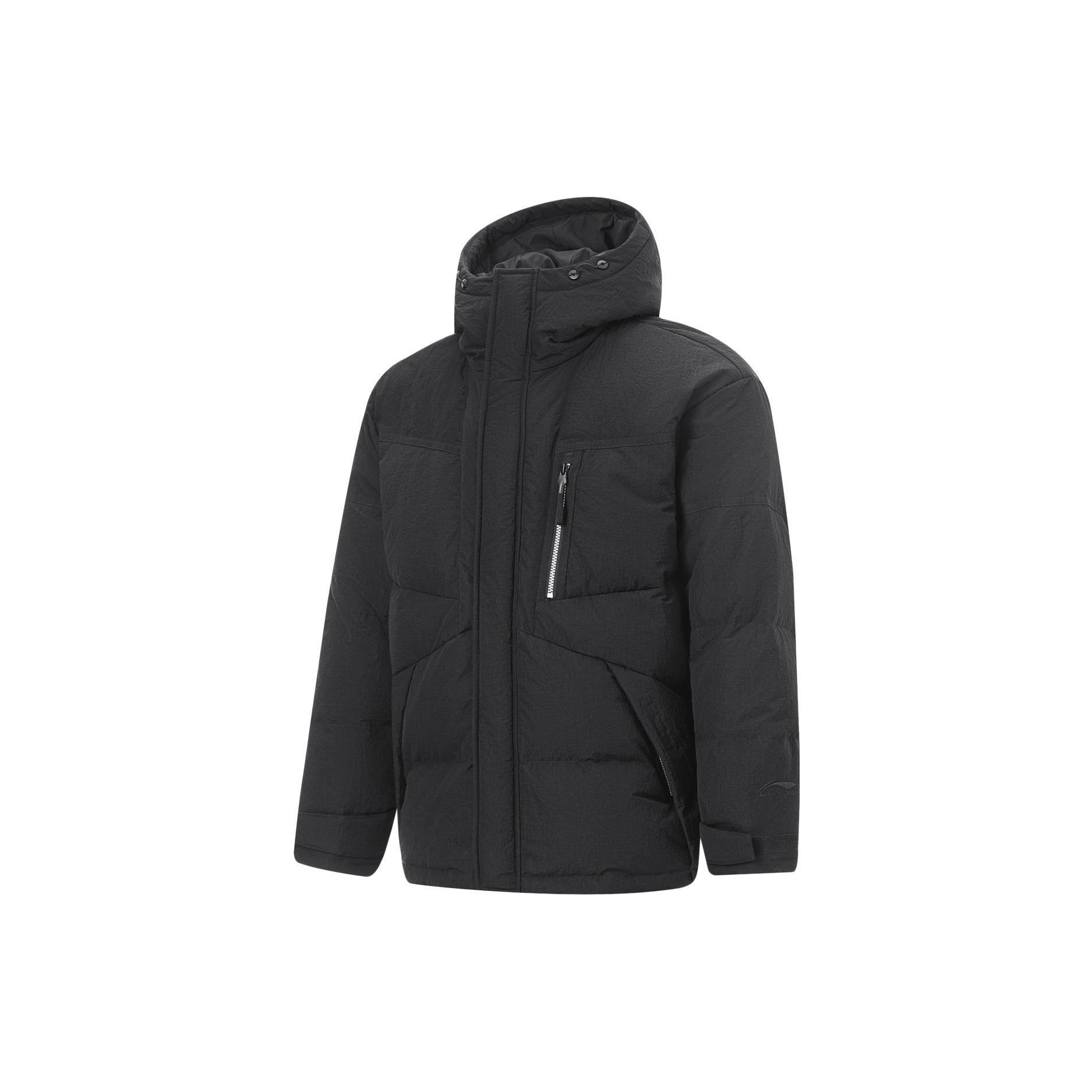 Li-Ning Unisex Hooded Down Jacket Black AYMT065-1 XXL