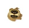 American Staffordshire Terrier, Amstaff - vergoldete Anstecknadel, elegantes Hundeornament, einzigartige Anstecknadel der Marke Art-Dog