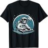 DJ Space Cat Shirt Disc Jockey Cat In Astronaut Suit Costume T-Shirt