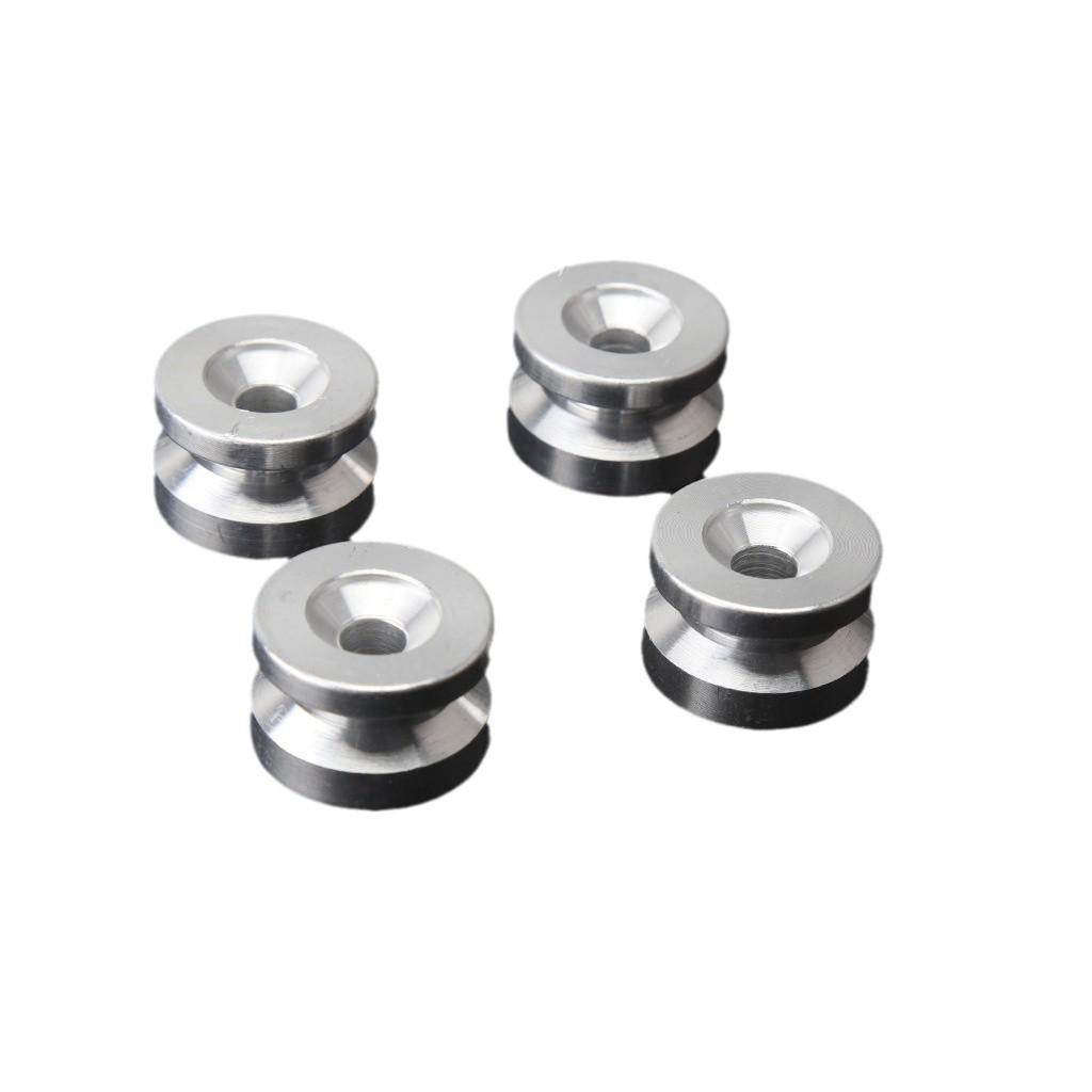 Universal Motorcycle Tail Box Quick Release Aluminum Base & Buckle Accessory Set