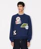 Men'S Kenzo Badge Knit_K265Amkb01Nyx