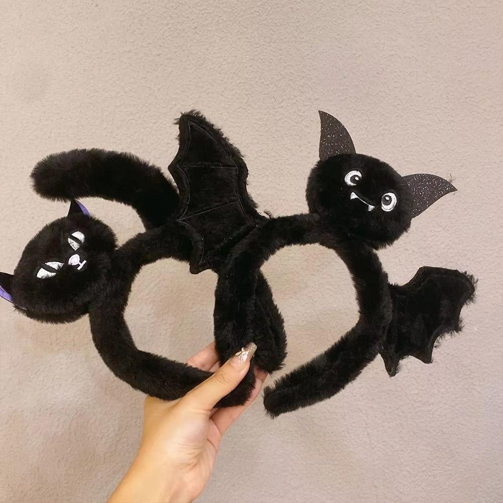 Cute 3D Spider Headband Black Headdress Flexible Spider Headband Cos Headband