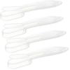 Nigiri Sushi Mold Easy DIY Professional Finish Home Maker Reusable Cooking Tool (4 Pieces White)