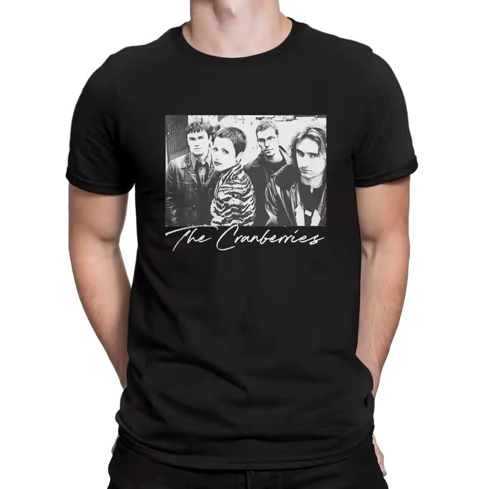 Irish Alternative Rock Band T Shirts The Cranberries Unisex Black T-shirt S-5XL Unisex T-Shirt S