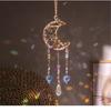 Moon Love Heart Charm Dreamcatcher Garden Window Decorations Crystal Pendant