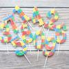 New Product Lego Numbers 0-9 Birthday Cake Candles Children’s Cartoon Building Blocks Theme Party