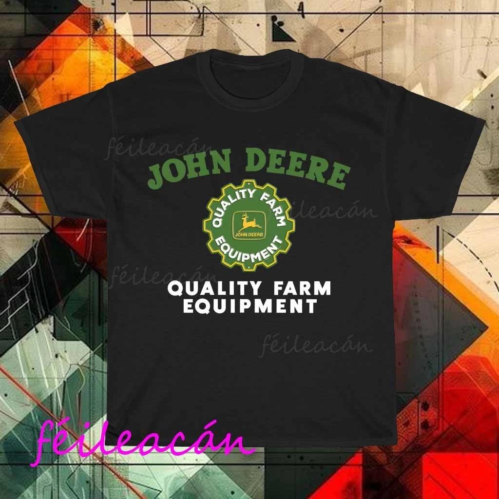 

New John Deere Quality Fram Equipment Logo American T-Shirt Funny Size S to 5XL 2XL
