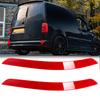 2 st Bakkofångare Reflektor Röd Lins Reflekterande Bakre Reflektor för Volkswagen Caddy 2016 2K5945105D 2K5945106D