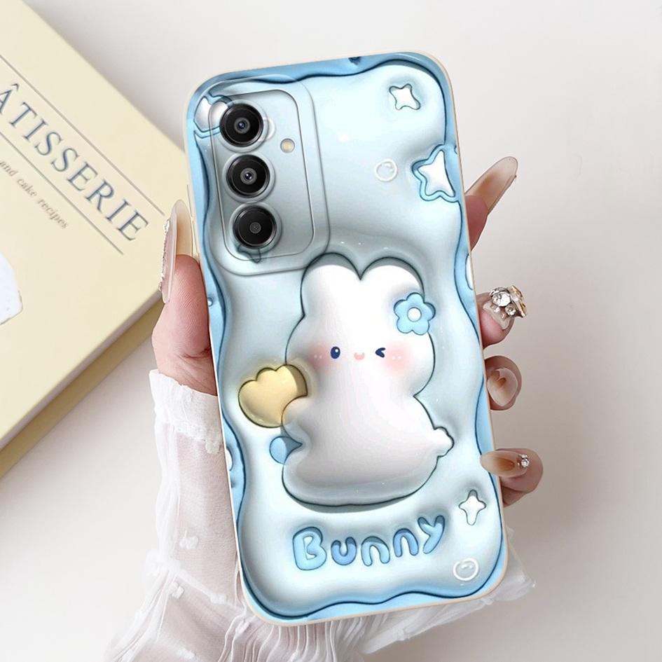 For Samsung Galaxy A17 Case SM-A176B Luxury Bowknot Flower Soft Silicone Shockproof Cover For Samsung A17 4G SM-A175F A 17 Shell