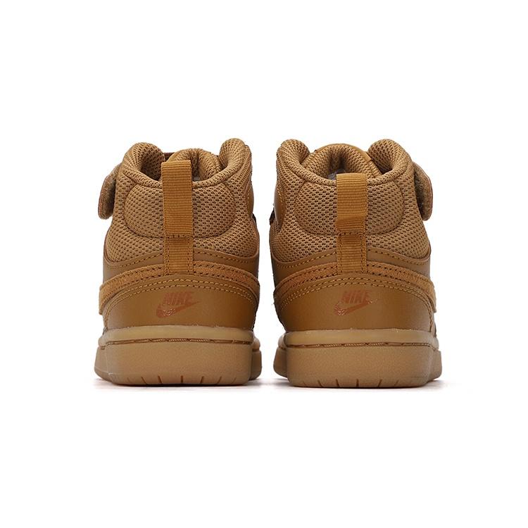 (PS) Nike Court Borough Mid 2 'Wheat' Kids' CD7783-701