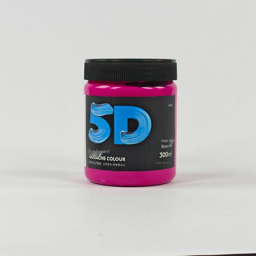 Lata de Pintura Acrílica de 300 ml: Impermeable, Ideal para Estudiantes de Arte, Proyectos de Bricolaje y Arte Pintado a Mano por Niños