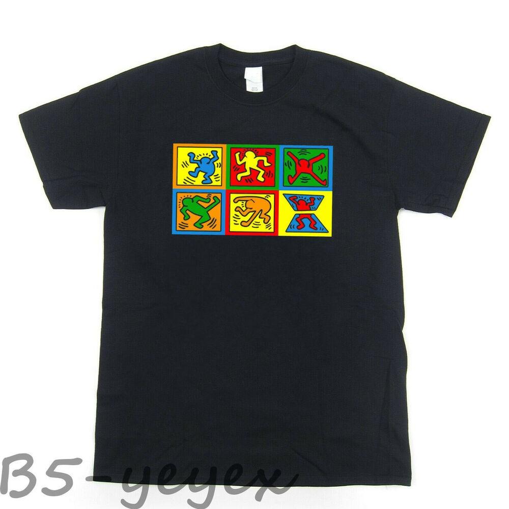 

Винтажная редкая футболка унисекс с изображением Кита Харинга 90-х годов