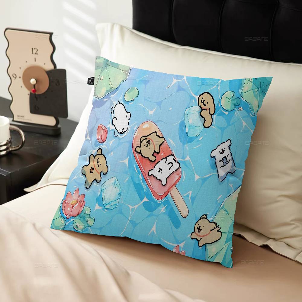 Cute Cartoon Puppy M-maltese Game Pillowcase Toon Gift Cushion Cover Bedroom Home Sofa Chair Seat Decor Pillow Case