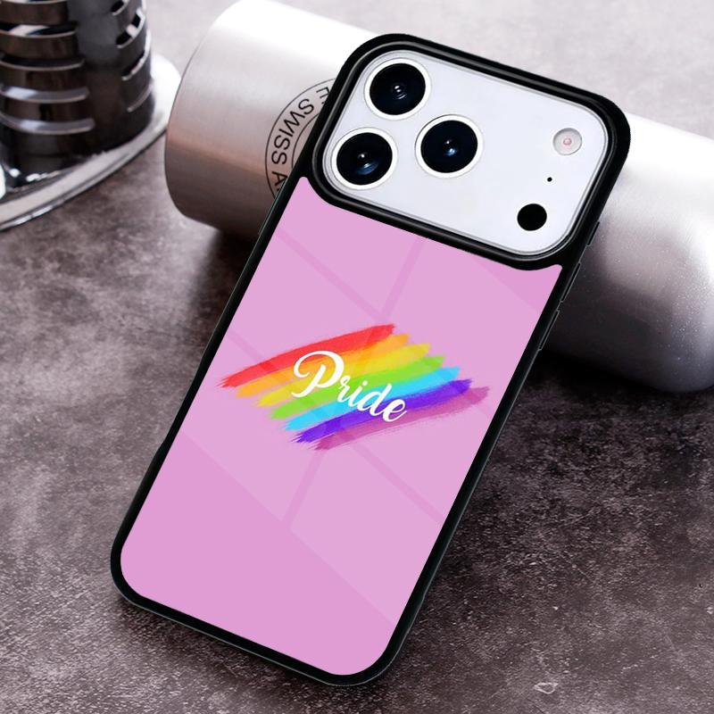 Gay Pride Flag LGBT Phone Case for iPhone 17 16 15 Pro Max Air 14 13 12 11 Plus Shockproof Cover