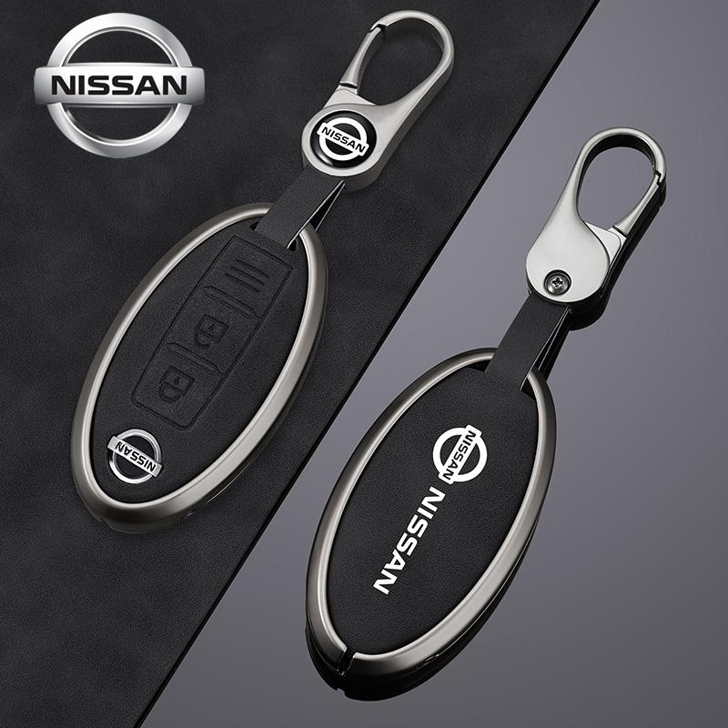 Zinc Alloy Car Key Case Full Cover for Nissan Leaf Qashqai Micra J11 J10 X Trail T32 Versa Note Patrol Key Fob Cover Accessories