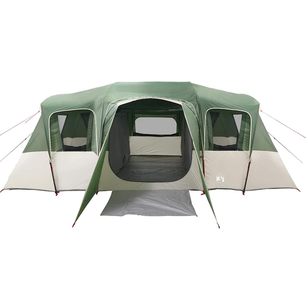 Tunnel Family Tent for 16 Persons Green Waterproof