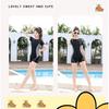 Girls 'swimsuits Middle-aged Children's One-piece Boxers Conservative Fashionable Breathable Swimming Training Clothes