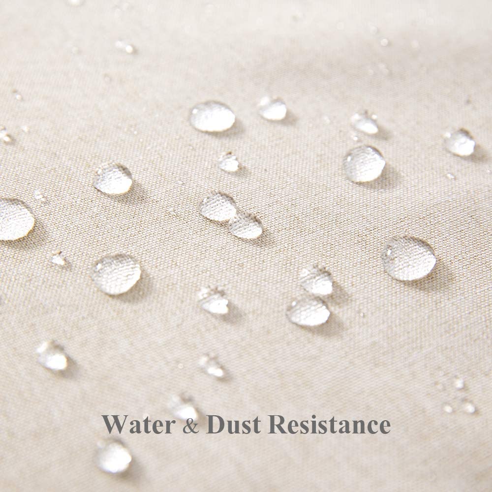 Outdoor Cushion Cover Solid Color Waterproof Pillow Cover Soft Polyster Pillowcase for Couch Sofa Living Room Decortive