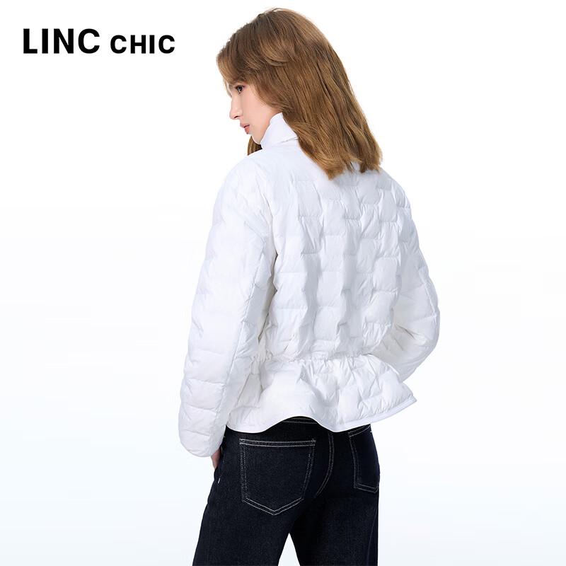 JINYUJIE Women's Lightweight 90% Duck Down Short Stand Collar Jacket