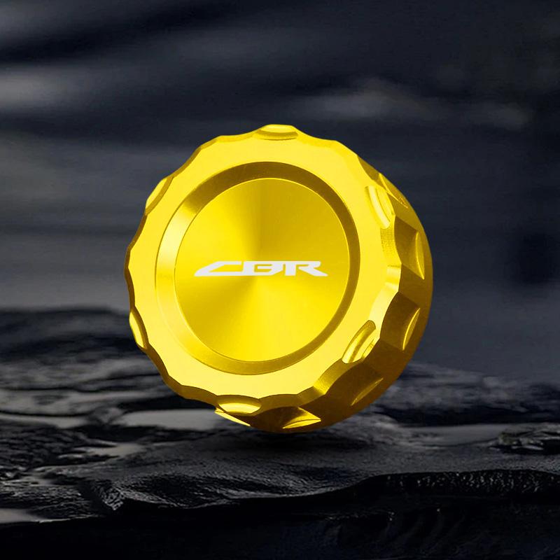 Honda Logo Motorcycle Front Fluid Brake Reservoir Sock Fuel Tank Cap for Honda CBR 125R 954 600 F4i 650F 650R 1000F 600RR 1000RR UO2
