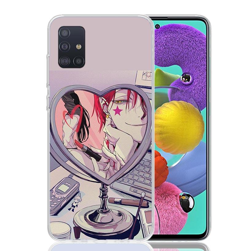 Huner X-Hunters Hisoka Phone Case For Samsung Galaxy A52 A32 A22 A12 A02S A50S A30S A51 A31 AA71 Note 20 Ultra 10 S10 Plus Galax