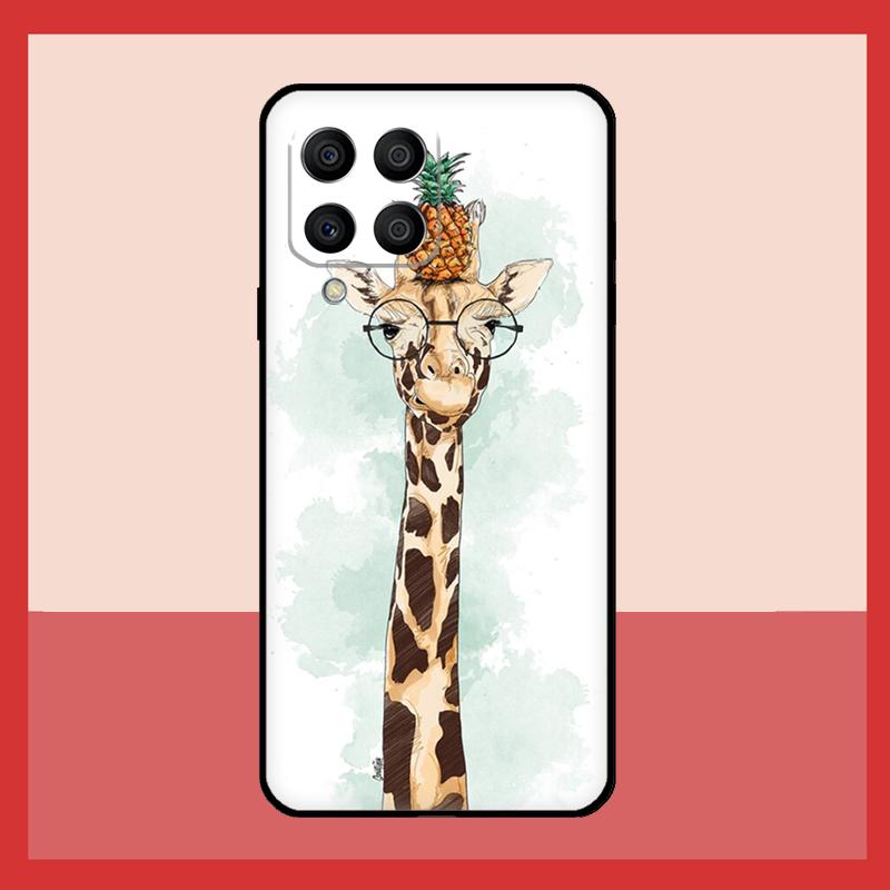Cute Cartoon Giraffe Case For Samsung Galaxy M52 M32 M53 M16 M11 M21 M31 M35 M12 M13 M14 M15 M36 M56 M55 M34 M54