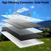 Solar Panel for Google Nest Upgraded Google Nest Cam Indoor Outdoor Solar Charger Flexible Solar Panel with IP65 Waterproof and Feet Fast Charging
