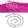 Spiral Circular Knitting Needle Stainless Steel Rust Proof   Tip   Knitting Tool for Knitter