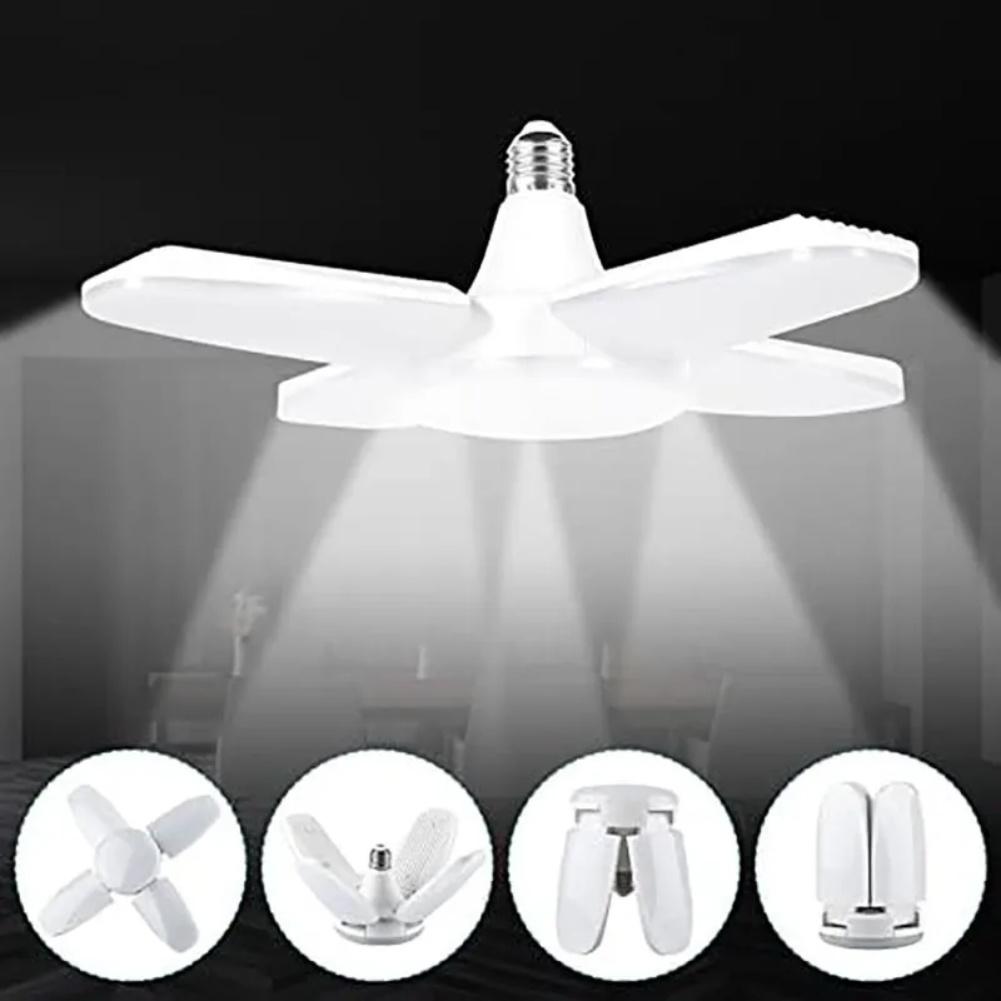E27 Lighting Foldable Light LED Chandelier 90-Degree Adjustable Wings