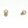 Zinc Alloy Ear Buckle Monk Head Ring with Nipple Stud for Phone Cases