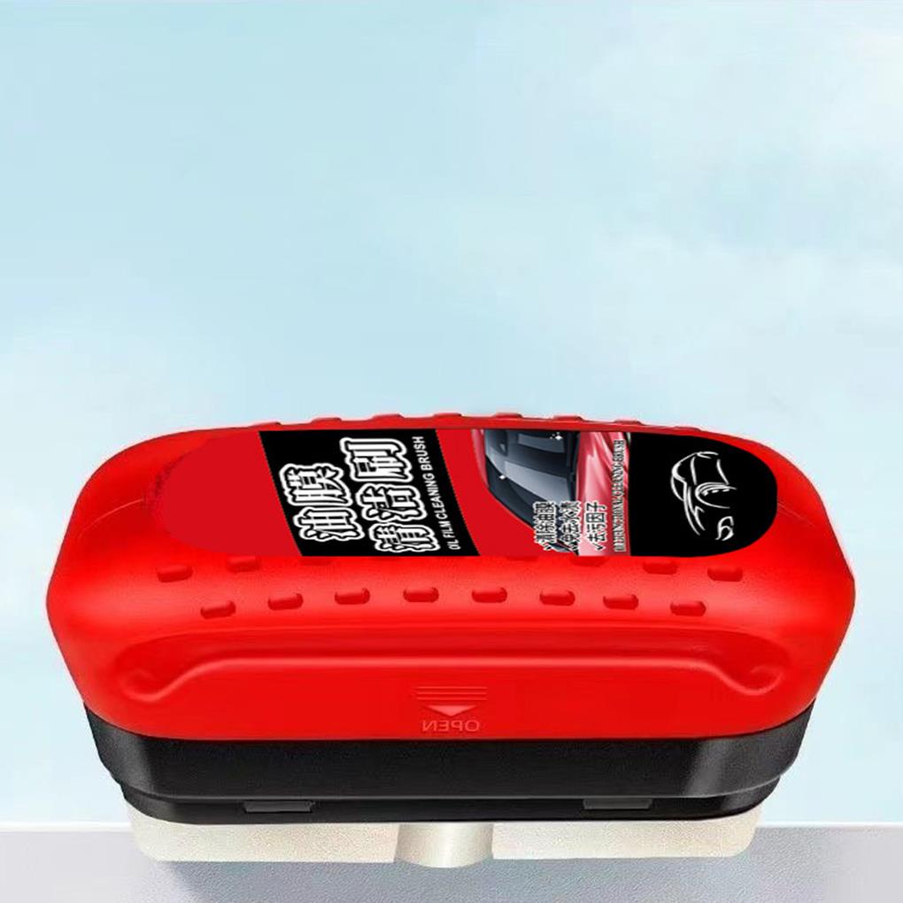 Car Windshield Cleaner Removes Dirt Oil Film Remover Car Glass Sponge Cleaning Brush Powerful Windshield Oil Film Stain Removal