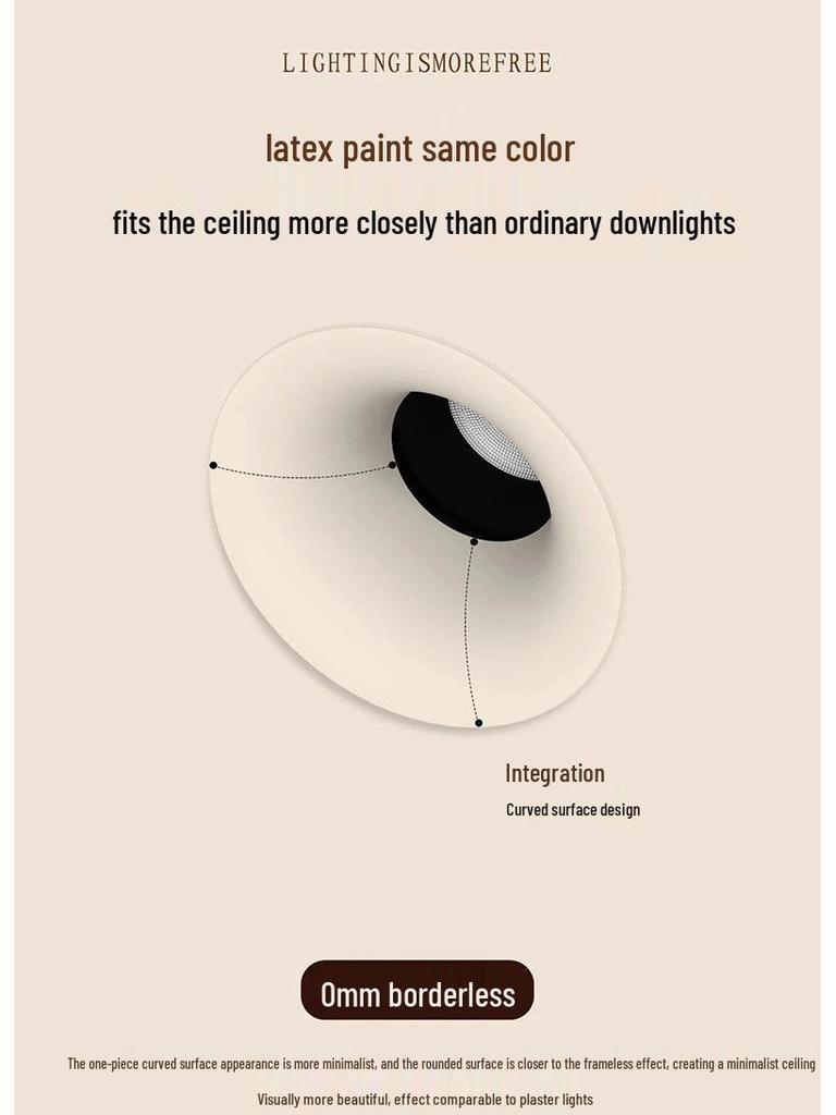 Anti-Glare Narrow Edge LED Wall Washer Spotlight for Living Rooms and Hotels