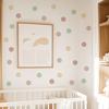 6Pcs Colorful Polka Dots Wall Stickers Self-Adhesive Vinyl Decals Removable Peel And Stick