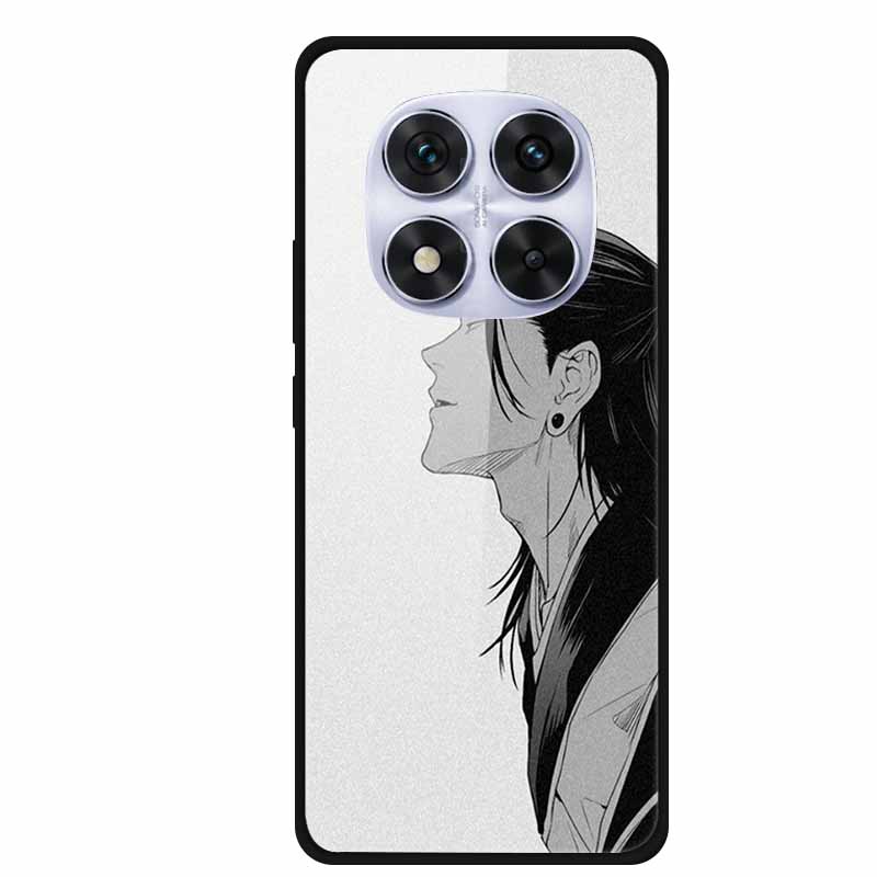 Tempered Glass Case For Redmi Note 14 Pro Coque 14Pro Flowers Phone Cases For Xiaomi Redmi Note14 Pro Hard Back Cover Case Funda