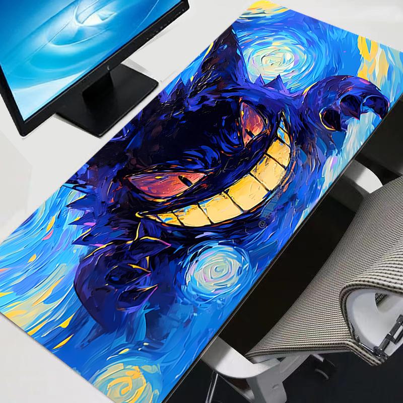 Mouse Pad Gaming Accessories PC Pokemon Pikachu Gengar Gamer Alfombrilla Big Computer Desk Mat Laptop Varmilo Keyboard Mousepad