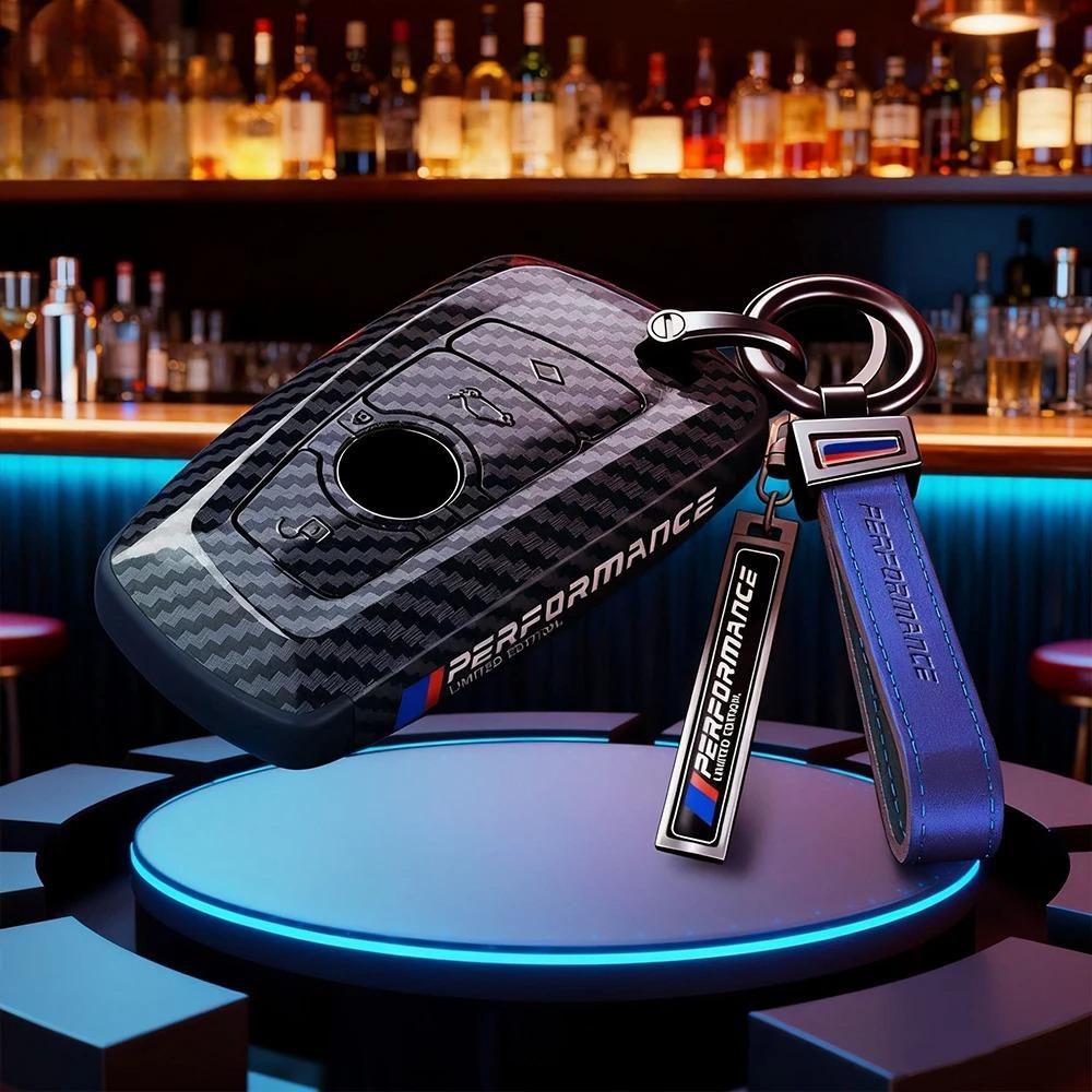 ABS Kohlefaser Autoschlüsselabdeckung Hülle für Bmw F20 F30 F31 F34 F10 F11 F25 I3 M3 M4 F15 F16 3 5er GT Auto-Styling Zubehör