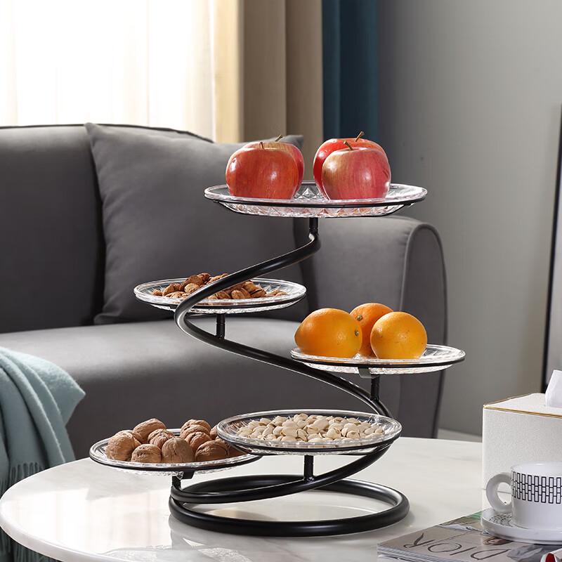 Light Luxury Multi-layer Fruit Basket Stand