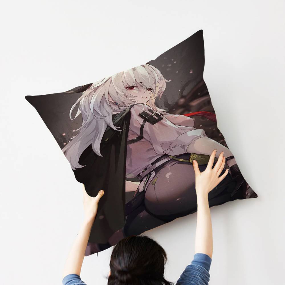 Zani Game W-Wuthering Waves Pillow Cushion Cover Pillowcase Living Room Sofa Home Decor Customized