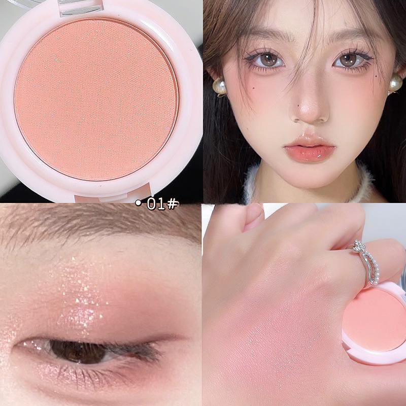 Monochrome Matte Highlights Smoked Eye Shadow Plate Powder Is Delicate and Durable Naturally Brightening Dopamine Eye Shadow 1Pc