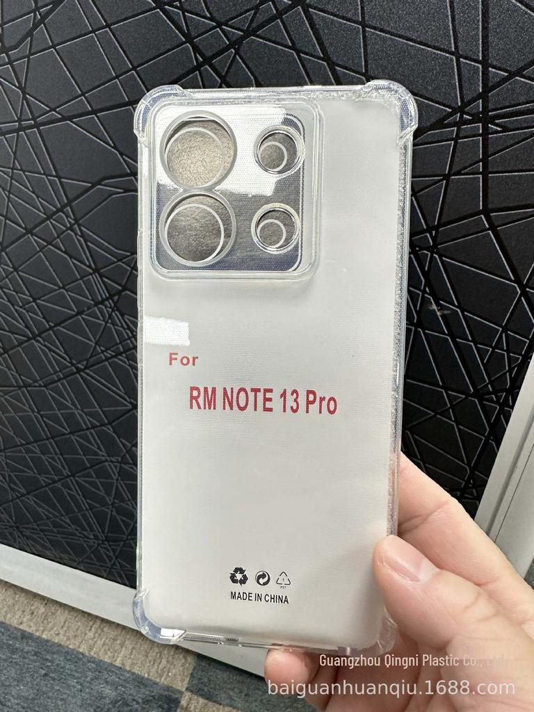 Redmi Note 13 Pro+ 5G Transparente stoßfeste Hülle mit All-Inclusive-TPU-Schale für Xiaomi 13