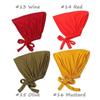 Elastic Drawstring Muslim Turban Hat Solid Color Hijab Caps Islamic Underscarf  Muslim Women