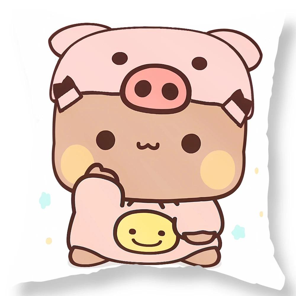 Cute Bear Animal Pillowcase Car Ornaments Office Living Room Sofa Home Pillowcase