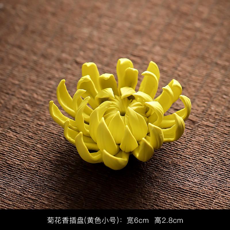 

Керамическая подставка для благовоний в виде цветка, ручной работы, с обратным потоком, держатель-водопад, декор для дзен-медитации, подарок для ароматерапии и йоги, минималистичный декор