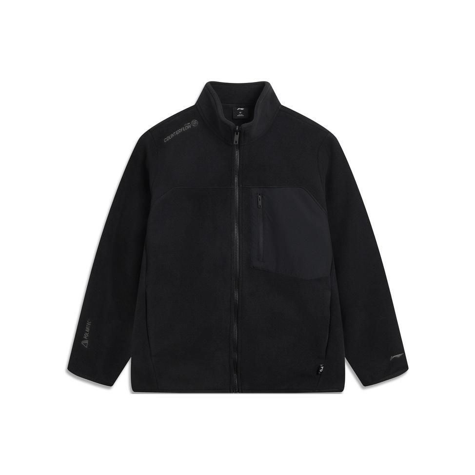 

Li Ning Outdoor CF Флисовая Теплая Куртка-Кардиган Мужская Верхняя Одежда AWDV825-2 XL