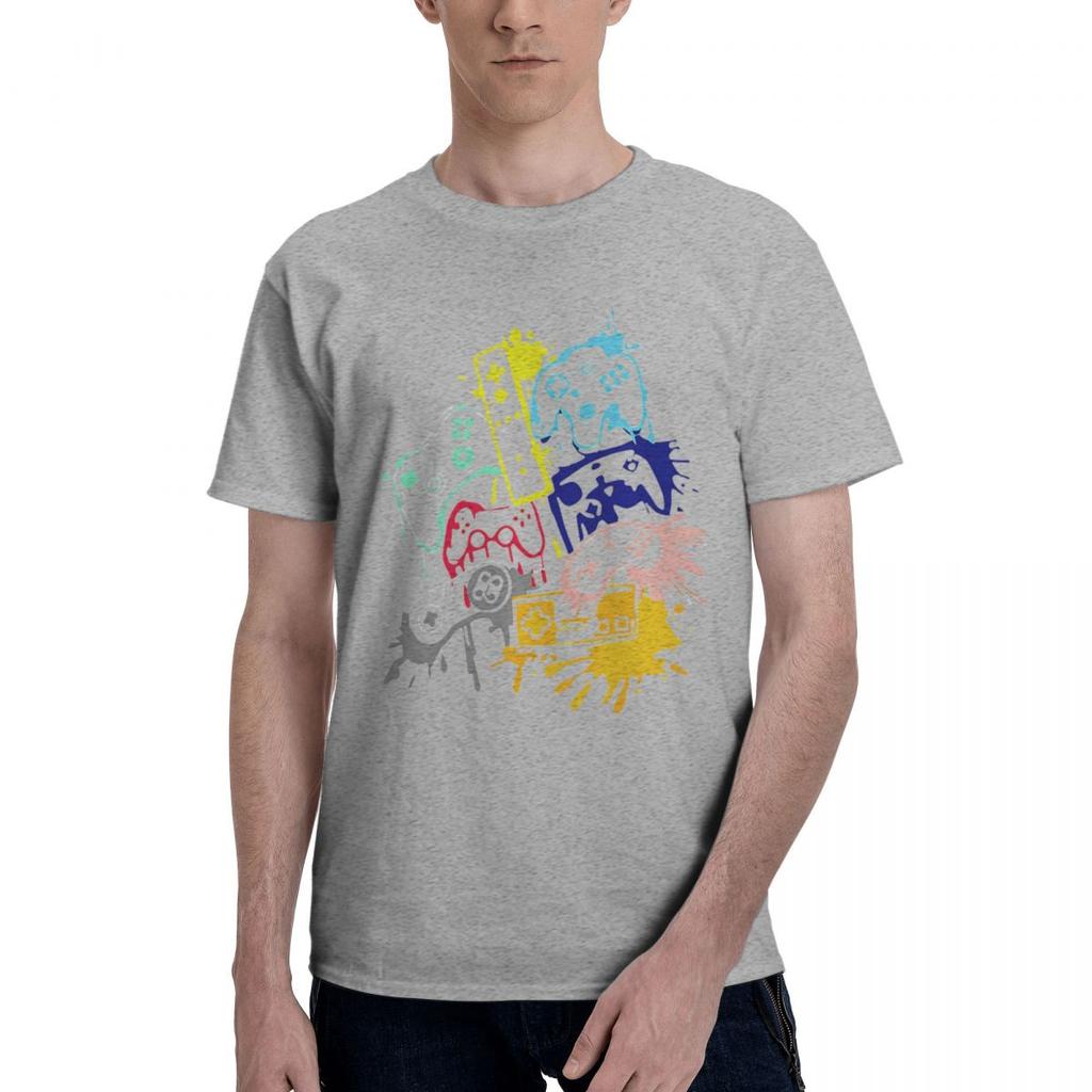 With Vibrant Retro Gaming 100 Cotton Casual Breathable Confortable Man Funny Ugus TShirts Mens Gifts