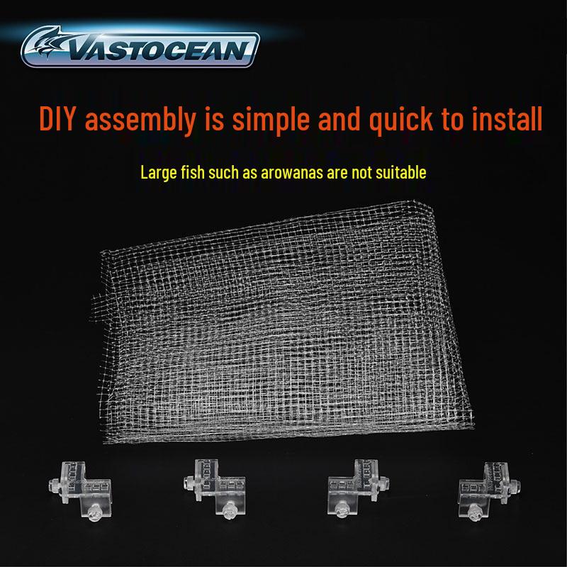 Plasă Acvariu Anti-Salt - Husă Protectoare Invizibilă DIY pentru Prevenirea Evadării Țestoaselor